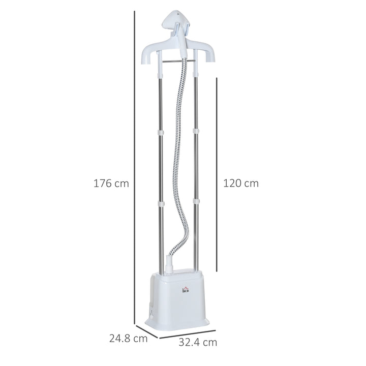 Upright Garment Clothes Steamer with 6 Steam Setting