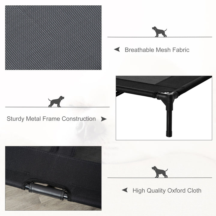 Large Raised Dog Bed – Elevated Cooling Pet Cot