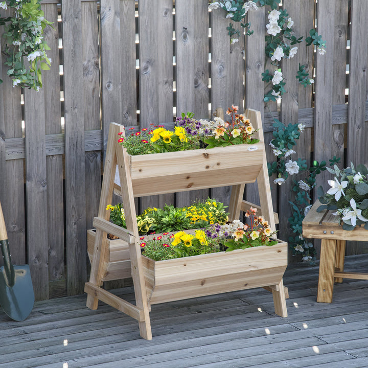 Wood Raised Garden Bed