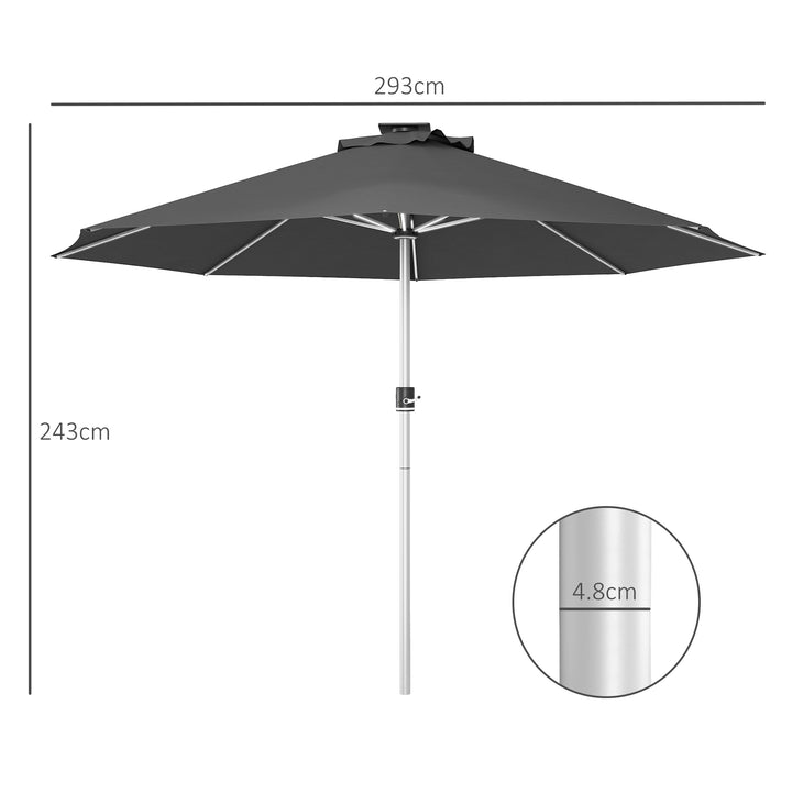 Waterproof LED Patio Umbrella