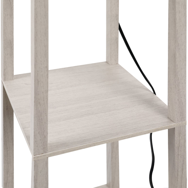 Floor Lamp with Shelves