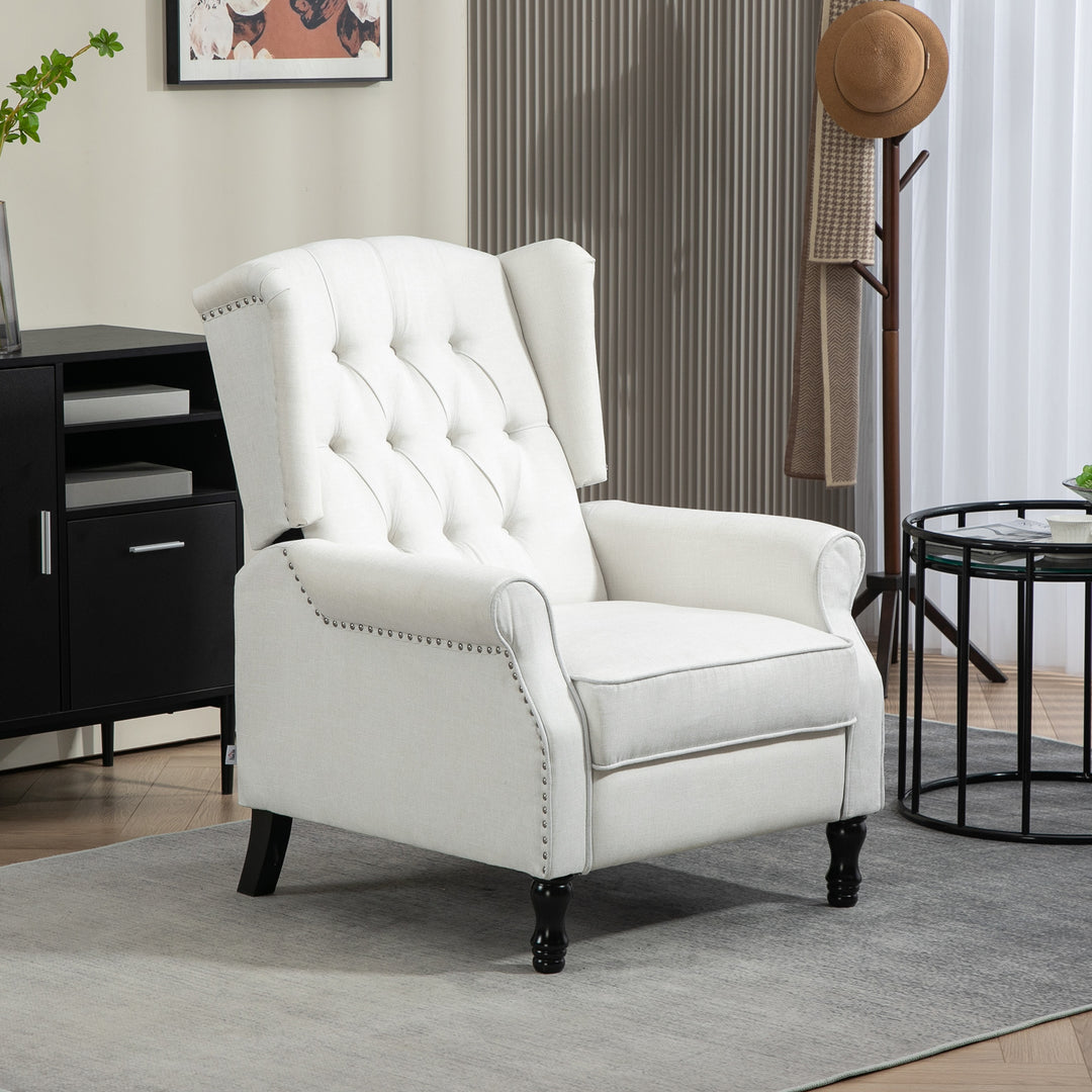 Wingback Chair with Nail Head Trim