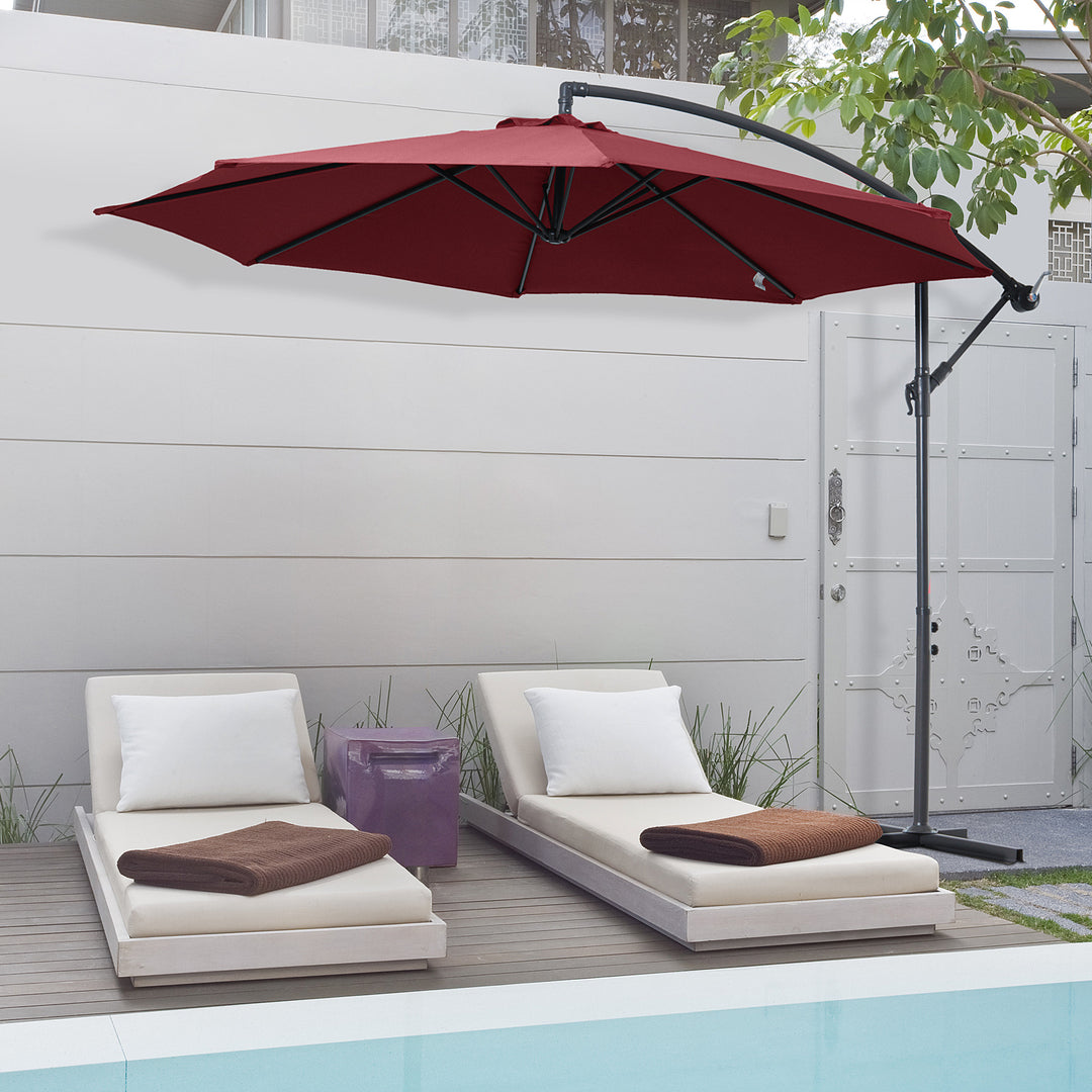 Shady Sanctuary: 3m Cantilever Parasol