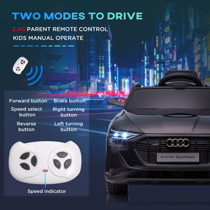 12V Audi E-tron Licensed Ride On Car