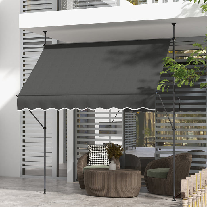 2.5 x 1.2m Retractable Awning