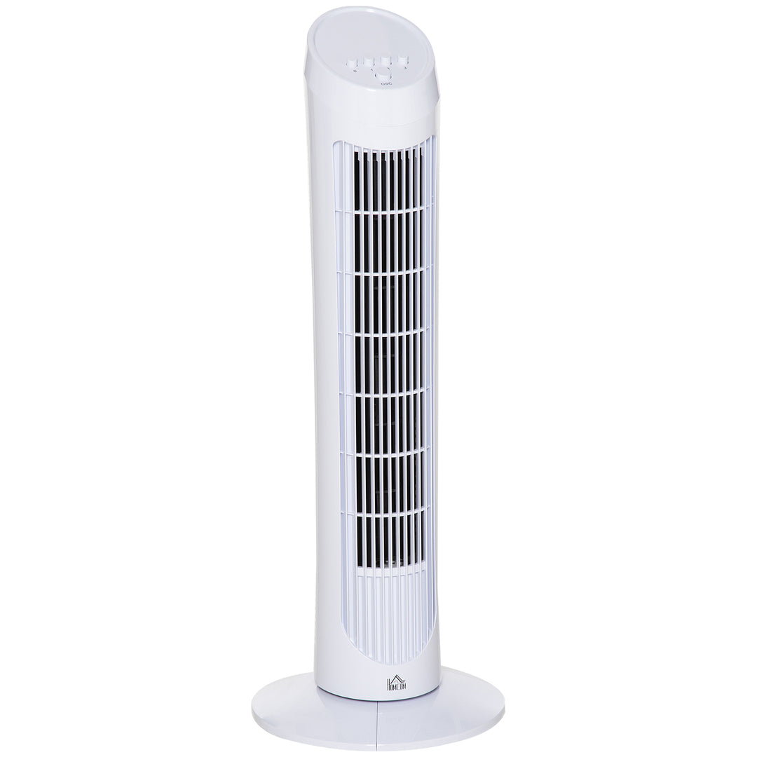 Oscillating Tower: 30-Inch Fan with 3 Speeds