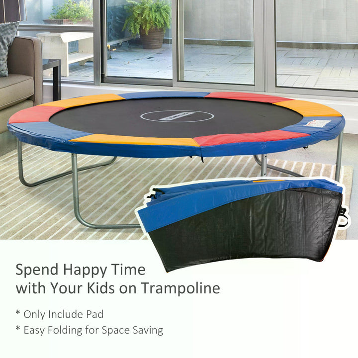 Trampoline Safety Surround: Multicoloured Foam Padding