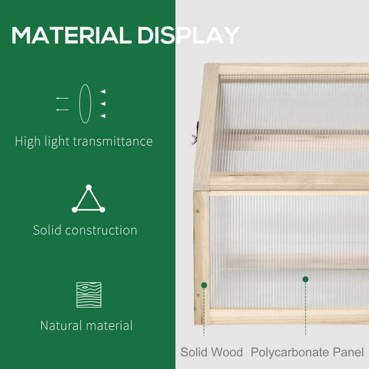 Polycarbonate Cold Frame Greenhouse