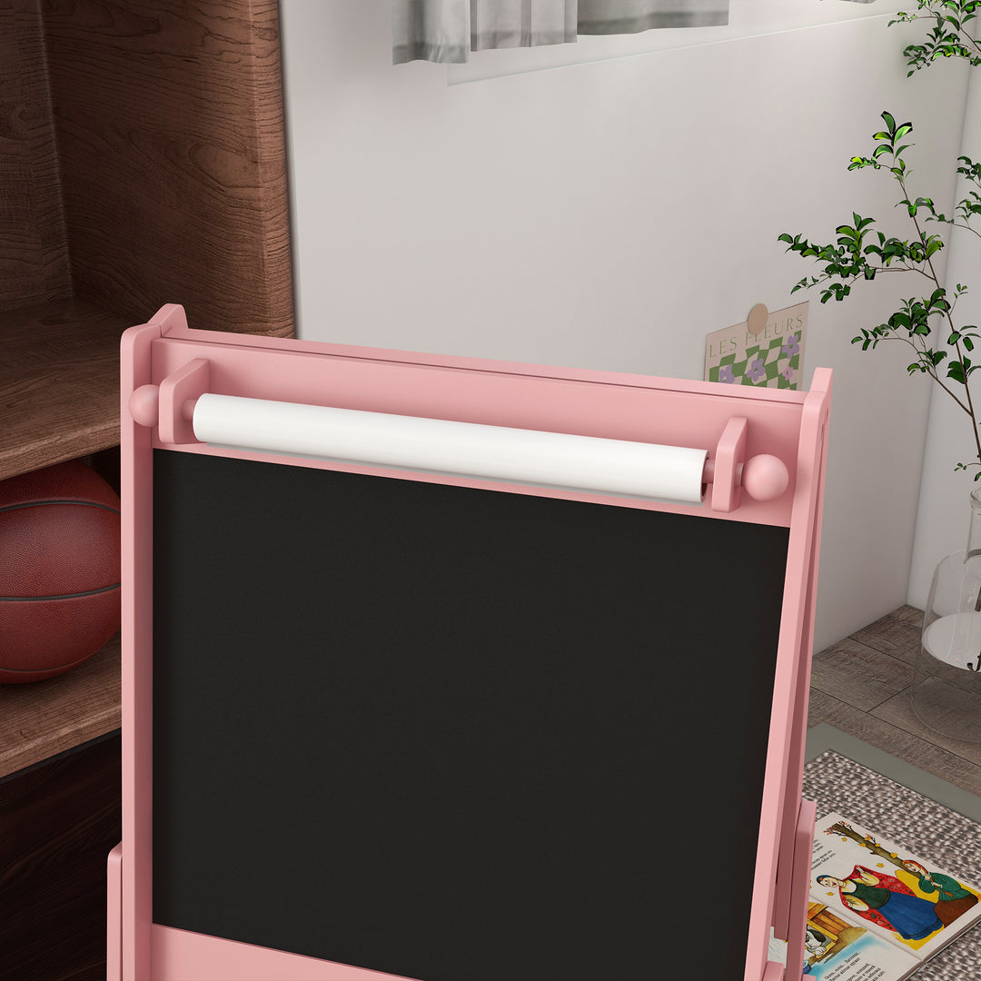 Three-In-One Kids Easel with Paper Roll