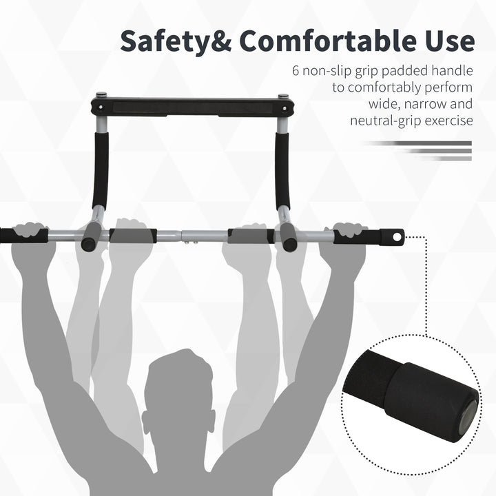 Pull-Up Bar for Doorway Home Fitness Door Horizontal Bar Indoor Gym Upper Body Workout