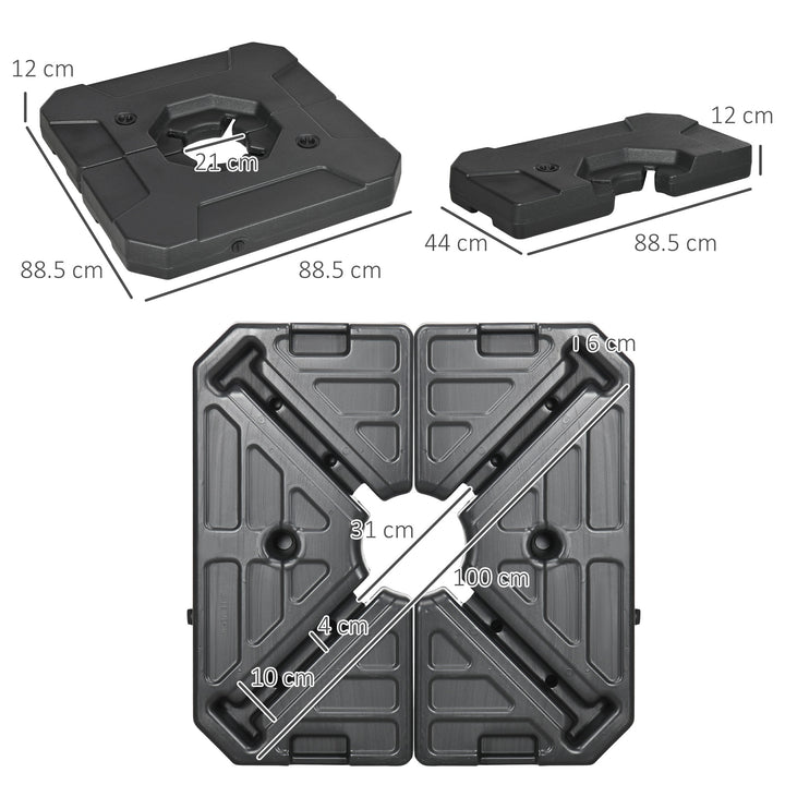 Cantilever Parasol Base Weights: Heavy-Duty Umbrella Stand Weights